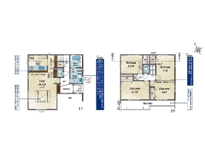新築一戸建て 船橋市三山1丁目 間取図