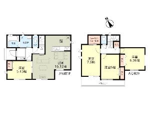 新築一戸建て 船橋市三山3丁目 間取図