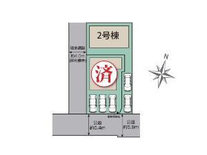 新築一戸建て 船橋市習志野台4丁目 配置図