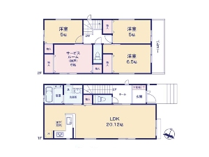 新築一戸建て 船橋市習志野台5丁目 間取図