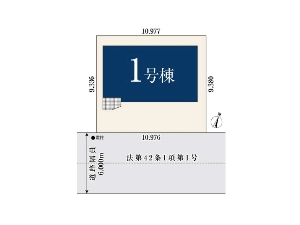 新築一戸建て 船橋市習志野台5丁目 配置図