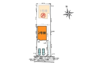 新築一戸建て 船橋市飯山満町2丁目 配置図