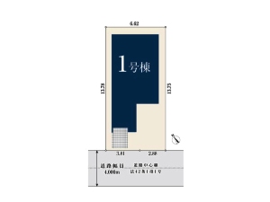 新築一戸建て 船橋市松が丘1丁目 配置図