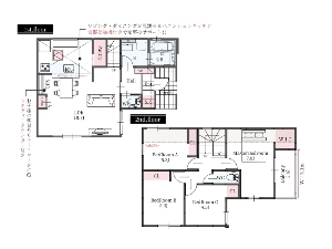 新築一戸建て 船橋市松が丘3丁目 間取図