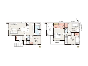 新築一戸建て 船橋市松が丘4丁目 間取図 新築一戸建て 船橋市松が丘4丁目 間取図
