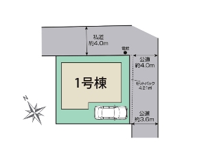 新築一戸建て 船橋市松が丘5丁目 配置図 新築一戸建て 船橋市松が丘5丁目 配置図