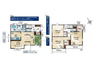 新築一戸建て 船橋市松が丘5丁目 間取図 新築一戸建て 船橋市松が丘5丁目 間取図