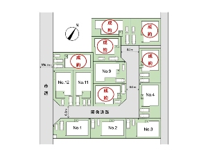 新築一戸建て 船橋市夏見5丁目 配置図