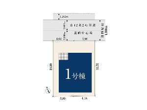 新築一戸建て 船橋市夏見4丁目 配置図