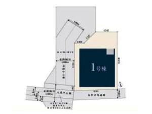 新築一戸建て 船橋市前原東5丁目 配置図