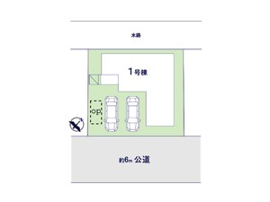 新築一戸建て 船橋市前原東6丁目 配置図 新築一戸建て 船橋市前原東6丁目 配置図