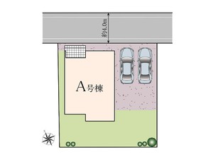 新築一戸建て 船橋市田喜野井1丁目 配置図