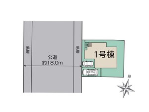 新築一戸建て 船橋市田喜野井2丁目 配置図