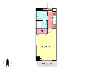 プロシード船橋本町 船橋 賃貸マンション 間取図