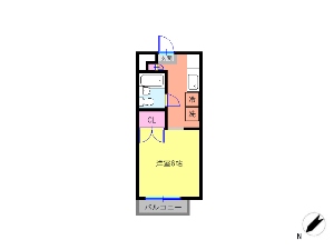 M・S夏見 船橋 賃貸アパート 間取図