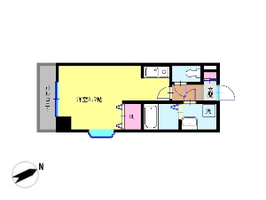 オールドゥウーユ 船橋 賃貸マンション 間取図