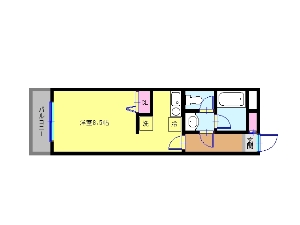 竹之内ビル 船橋 賃貸マンション 間取図