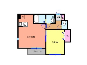 エピナール3 東船橋 賃貸アパート 間取図