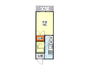 サニーハイツ 船橋 賃貸マンション 間取図