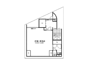 船橋駅前ビル 船橋 貸店舗 間取図