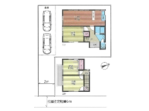 中古一戸建て 船橋市薬園台町1丁目 間取図