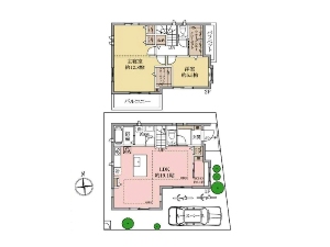 中古一戸建て 船橋市中野木1丁目 間取図