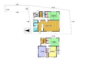 中古一戸建て 船橋市三山6丁目 間取図