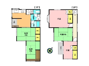 中古一戸建て 船橋市三山9丁目 間取図