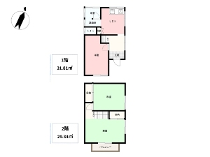 中古一戸建て 船橋市二宮1丁目 間取図