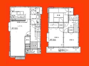 中古一戸建て 船橋市二宮2丁目 間取図