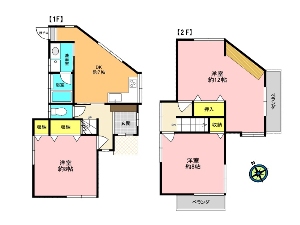 中古一戸建て 船橋市飯山満町3丁目 間取図
