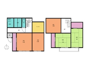 中古一戸建て 船橋市芝山5丁目 間取図