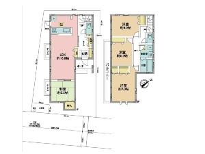 中古一戸建て 船橋市東中山2丁目 間取図