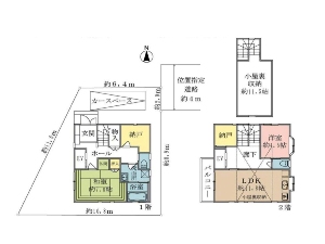 中古一戸建て 船橋市夏見3丁目 間取図