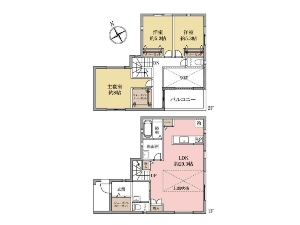 中古一戸建て 船橋市松が丘4丁目 間取図