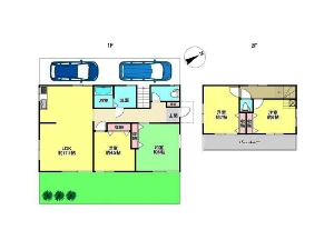 中古一戸建て 船橋市松が丘4丁目 間取図 中古一戸建て 船橋市松が丘4丁目 間取図