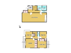 中古一戸建て 船橋市夏見台3丁目 間取図 中古一戸建て 船橋市夏見台3丁目 間取図