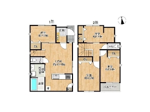 中古一戸建て 船橋市日の出2丁目 間取図