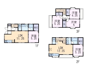 中古一戸建て 船橋市湊町3丁目 間取図