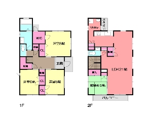 中古一戸建て 船橋市前原東4丁目 間取図 中古一戸建て 船橋市前原東4丁目 間取図