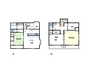 中古一戸建て 船橋市宮本7丁目 間取図 中古一戸建て 船橋市宮本7丁目 間取図