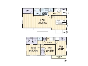 中古一戸建て 船橋市三山4丁目 間取図 中古一戸建て 船橋市三山4丁目 間取図