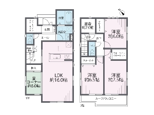 中古一戸建て 船橋市三山4丁目 間取図