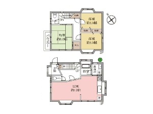 中古一戸建て 船橋市田喜野井2丁目 間取図