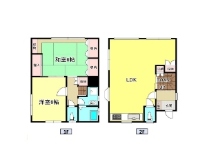 中古一戸建て 船橋市田喜野井5丁目 間取図