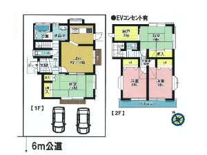 中古一戸建て 船橋市習志野台2丁目 間取図
