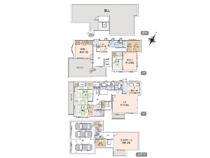 中古一戸建て 船橋市習志野台6丁目 間取図