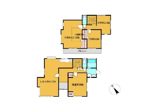 中古一戸建て 船橋市松が丘3丁目 間取図