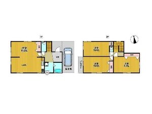 中古一戸建て 船橋市新高根6丁目 間取図 中古一戸建て 船橋市新高根6丁目 間取図