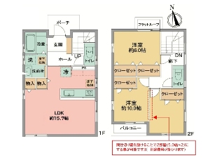 中古一戸建て 船橋市夏見4丁目 間取図
